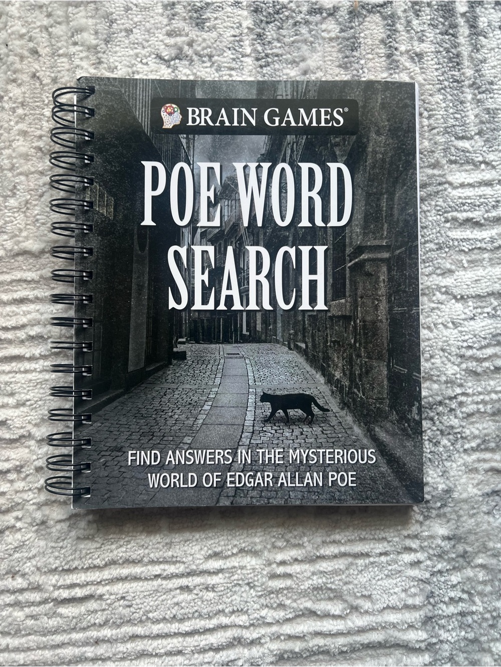 Poe Word Search Puzzle Book - Black Cover